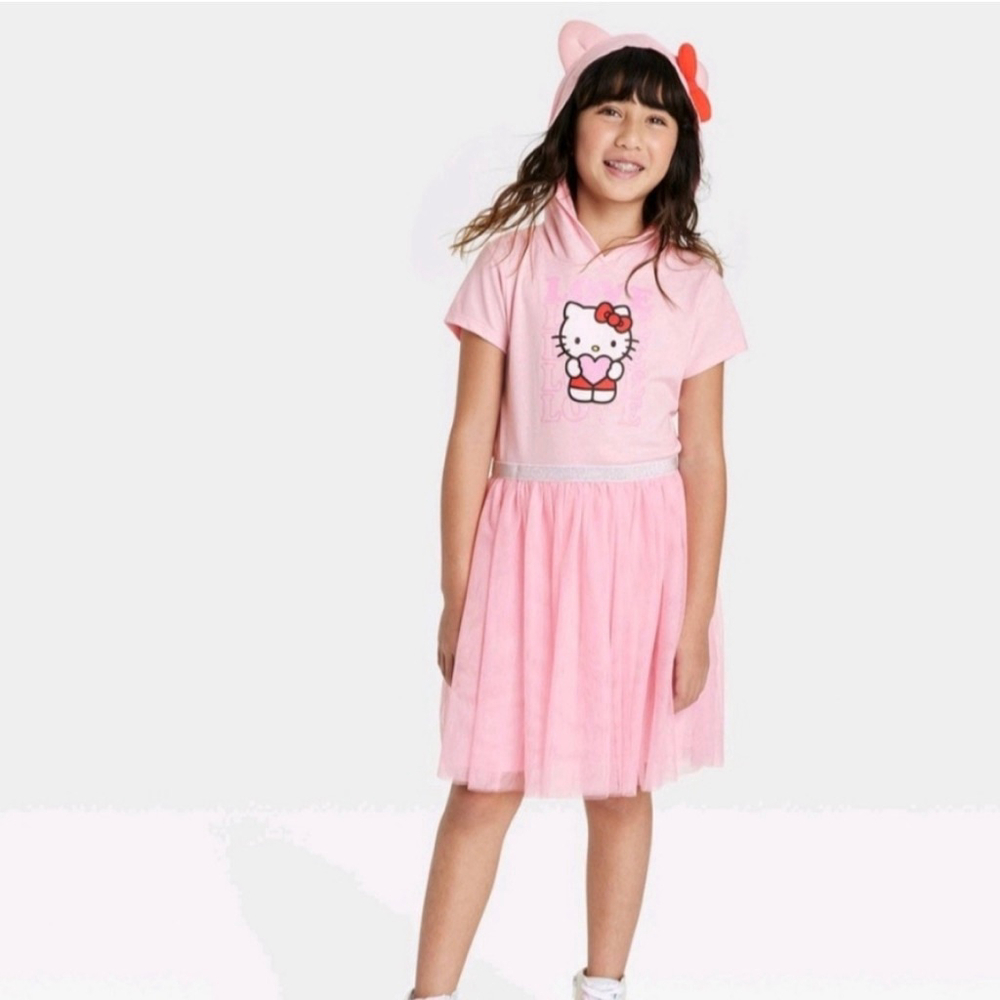 Hello kitty tulle dress girls sz xxl